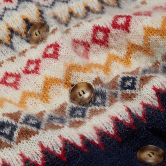 DÔEN Amble Fair Isle-Inspired Mohair-Blend Cardigan (Medium) - Picture 10 of 16